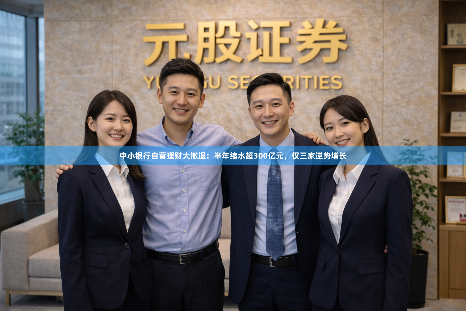 中小银行自营理财大撤退：半年缩水超300亿元，仅三家逆势增长